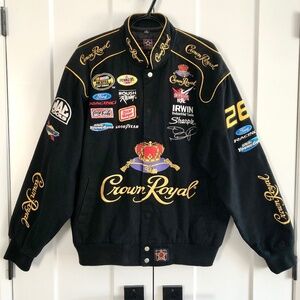 Crown Royal, NASCAR, Vintage, Y2K, Pit Crew, Racing Team Jacket, Mens, M, RARE